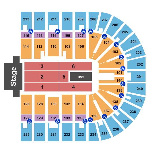 Heritage Bank Center Trans-Siberian Orchestra Seating Chart